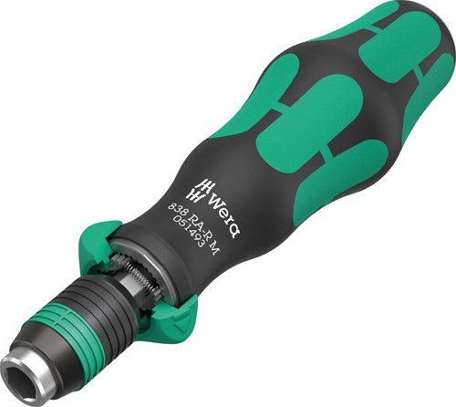 Wera 838 ra-r m bit håndholder med skraldefunktion, 1 4 , 1 4 x 123,5 mm - 05051493001