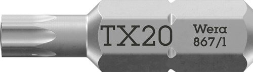 Wera 867 1 torx® bits, tx 20 x 25 mm - 1 stk. - 05066487001