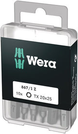 Wera 867 1 z torx® bits, tx 20 x 25 mm (10 bits pro box) - 1 stk. - 05072408001