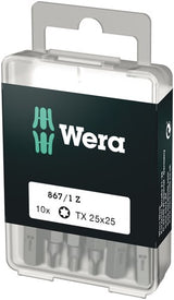 Wera 867 1 z torx® bits, tx 25 x 25 mm (10 bits pro box) - 1 stykke(r) - 05072409001