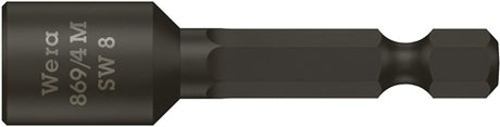 Wera 869 4 m fatningsbit, magnetisk, 8,0 x 50 mm - 1 stk. - 05060423001