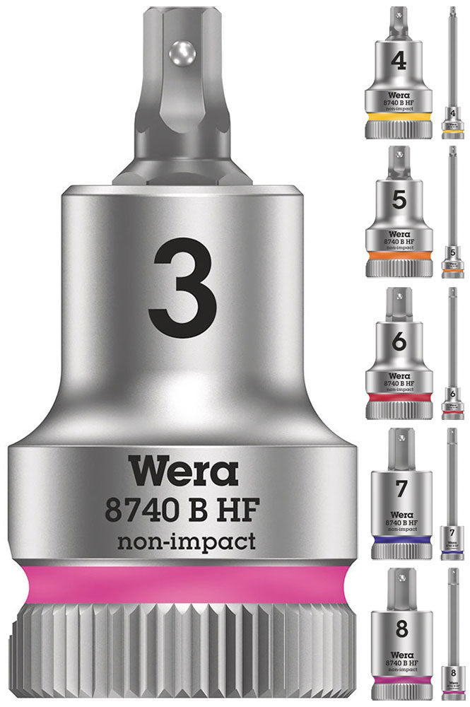 Wera 8740 b hf zyklop bit fatning 3 8