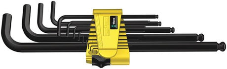 Wera 950 pkl 13 sz n sekskantnøglesæt, tommer, sort laser, 13-delt - 1 stk. - 05021728001