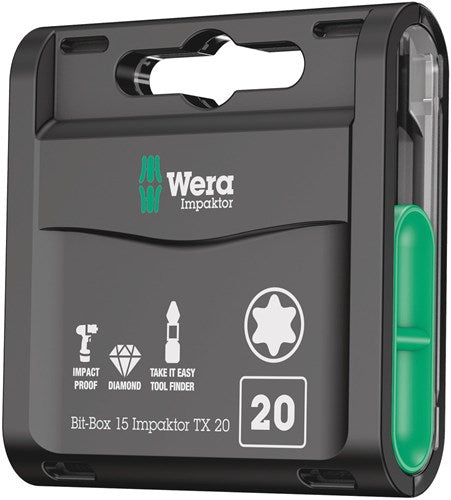 Imp wera bit boks 15 aktuator tx 20, 15 stk - 1 stk(er) - 05057772001