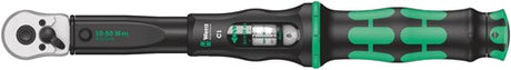 Wera click-torque c 1 momentnøgle med omvendt skralde, 10-50 nm (sort grøn, version 1 2 )