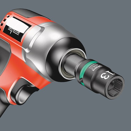 Wera click-torque c 3 sæt 2, 1 2 momentnøgle (sort grøn, 11-delt, med vendbar skralde)