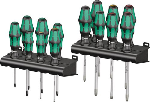 Wera kraftform big pack 300 skruetrækker (sort grøn, 14 stk.)