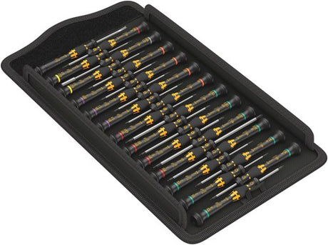 Wera kraftform | mikro esd | stor pakke 1 | skruetrækker sæt | elektriker | 25 styk - 05134019001