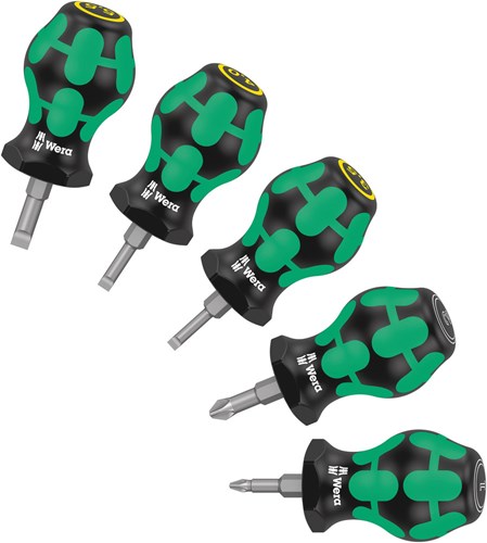 Wera stubby | sæt 2 | skruetrækker sæt | 5-delt - 05008871001