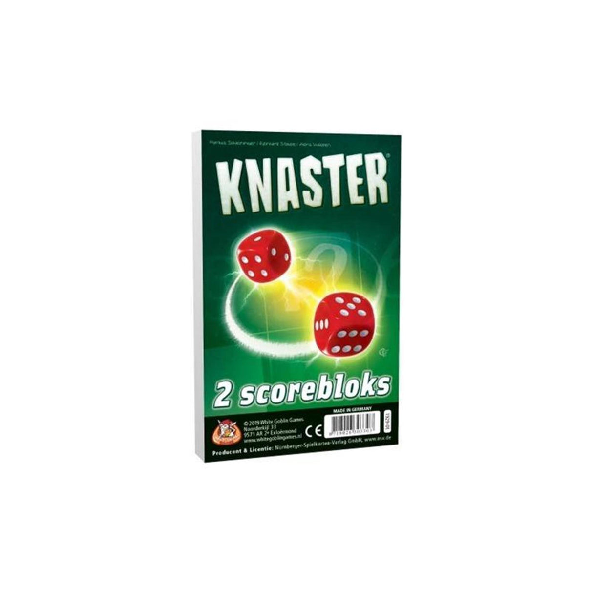 White goblin spil hvid goblin knaster 2 score blokke