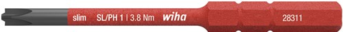Wiha 2831131 bit slimbit elektrisk plusmin phillips sl ph1 x 75 mm - 34587