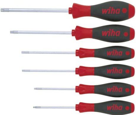 Wiha 362trk6 skruetrækkersæt blød finish torx® manipulationssikker (med boring) 6-delt - 24506