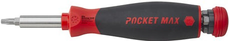 Wiha 45292 | pocketmax® magnetisk | skruetrækker med bitmagasin | 8 bit | 1 4 - 45292