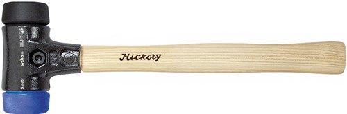 Ty wiha 83213030 plasthammer sikker blød medium blød med hickory håndtag, rundt slaghoved 30, 290 mm - 26649