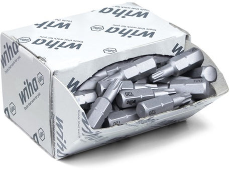 Wiha bitsæt standard 25 mm torx® (t20) 50-dele 1 4 c6.3 i bulkemballage - 8067 - 08067