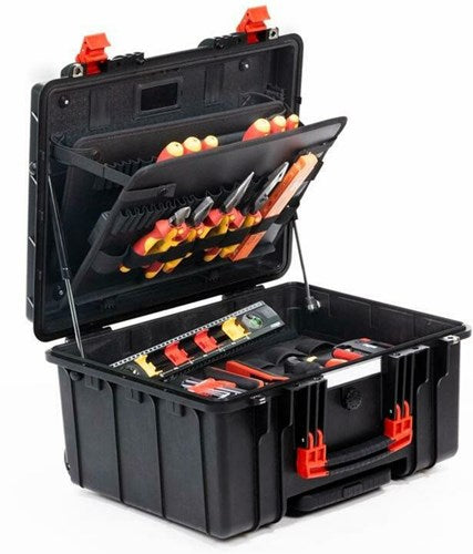 Wiha værktøjskasse xl 2 trolley elektrisk 60-delt - 45795