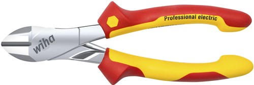 Wiha elektrisk diagonalskærer professionel elektrisk med dynamicjoint® med åbningsfjeder, der kan tændes og slukkes | 200 mm - 41279 - 41279