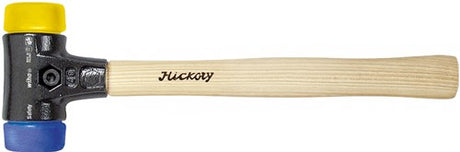 Wiha plast hammer sikkerhed | medium blød hård | med hickory håndtag | rundt slaghoved | 30 mm - 26653 - 26653