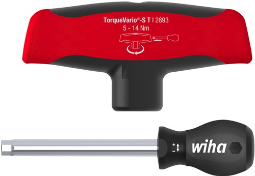 Wiha momentskruetrækker med krydshåndtag | torquevario®-s t | 5-14 nm | variabel justerbar momentgrænse - 29233 - 29233