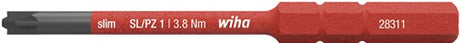Wiha vendbar klinge | plus minus slids pzd 1 x 75 mm | vde isoleret | 1 stk - 34589 - 34589