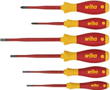 Wiha Soft Finish Slim Fix Slotted PH skruetrækkersæt VDE 3201k6 | 6-delt | - 35389