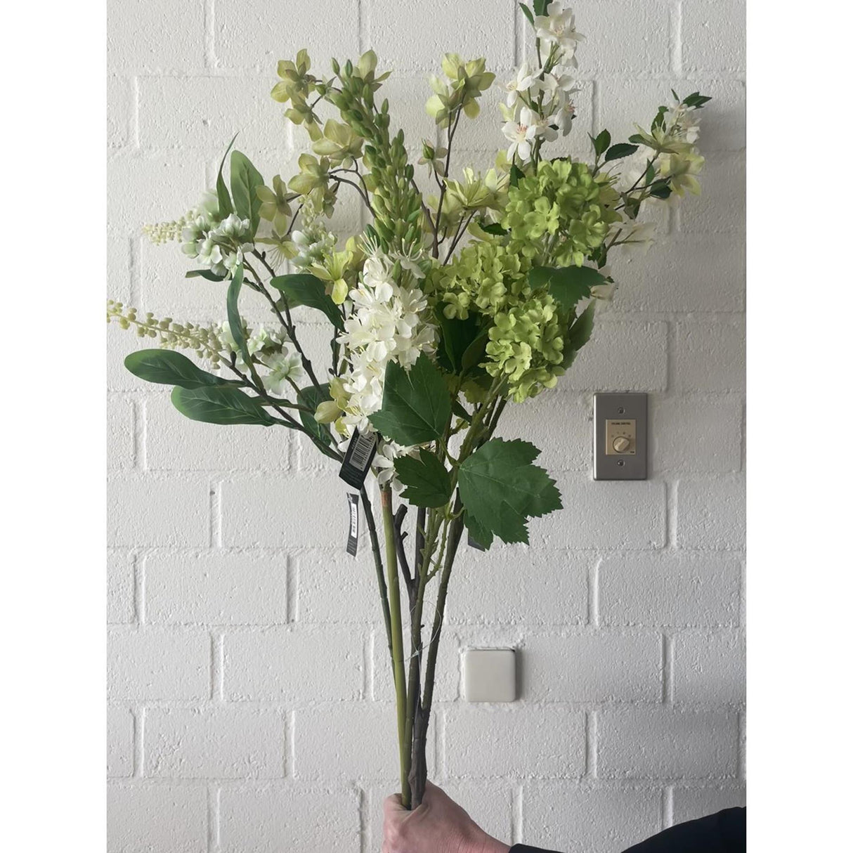 Roberts kollektion kunstig blomst eremures spray 82cm hvid
