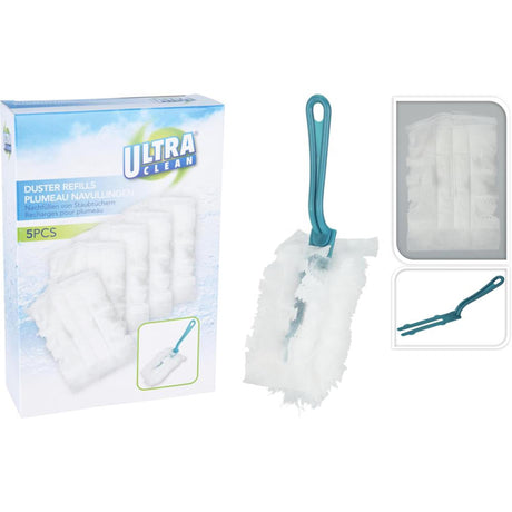 Ultra rent fjerduster refill sæt med 5 stk
