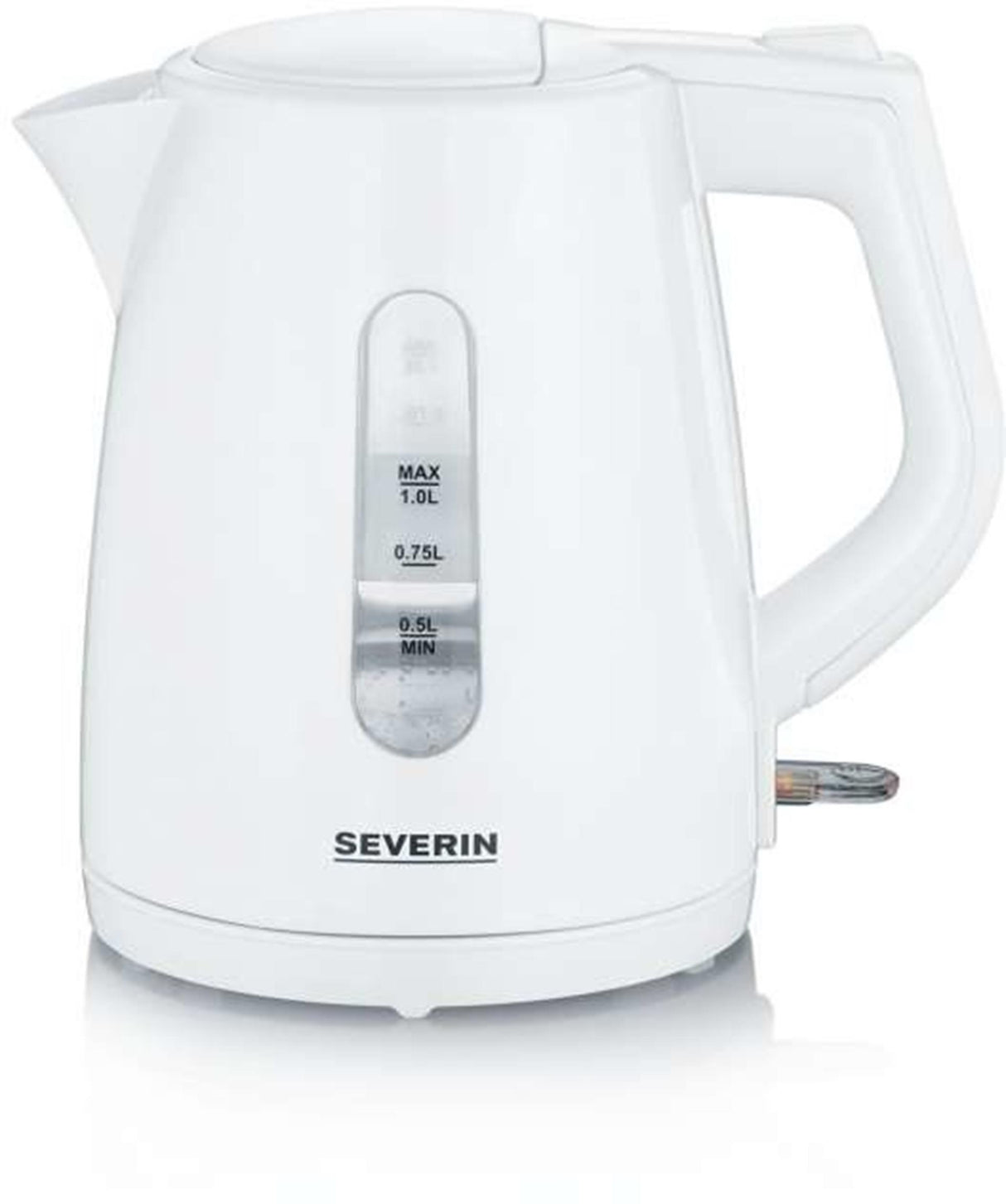 Severin elkedel hvid 1,0 ltr ledningsfri 2200w