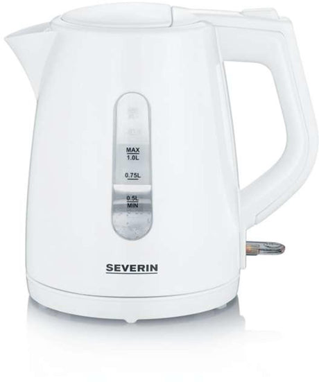 Severin elkedel hvid 1,0 ltr 2200w