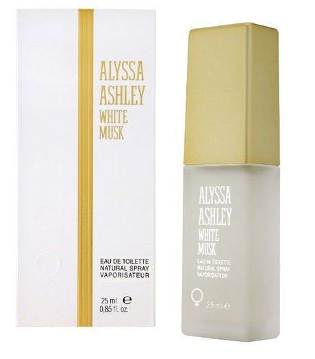 Alyssa ashley eau de toilette spray hvid moskus 25ml unisex