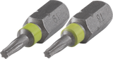 Wolfcraft bitsæt | torx® | t8 9 | 2-delt | 1 sæt - 2495000