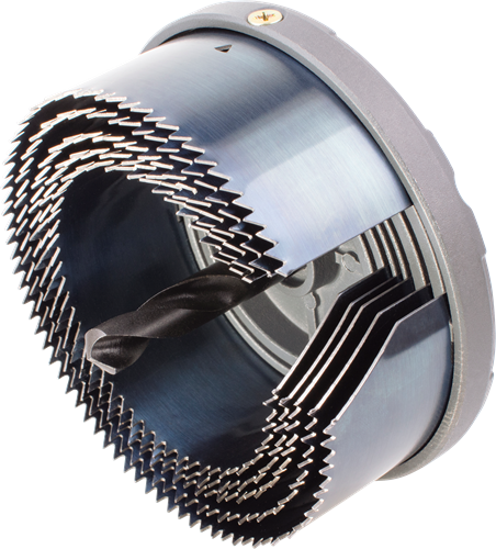 Wolfcraft - hulsav - ø 68 til 100 mm - 68 74 80 90 100 mm - 8918000