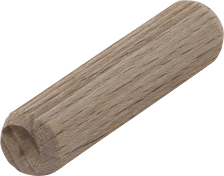 Wolfcraft rillede trædyvler | bog | ø10 x 40mm | 120 styk - 2909000