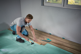 Wolfcraft - laminat lægningssæt - komplet sæt PVC lægning - trækstang - pladevat træ - justerkiler - 22 dele - 6931000