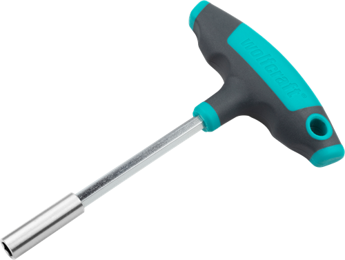 Wolfcraft - t-grebsskruetrækker med bitholder - multibit - 1235000