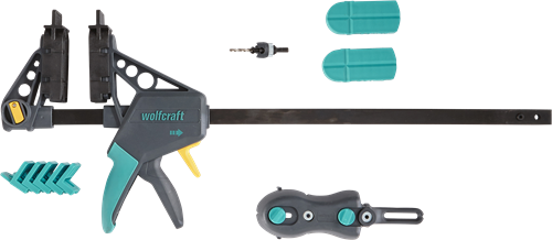 Wolfcraft - terrassebyggesæt - terrassebeslag - 11 dele - 6988000