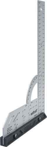 Wolfcraft - tømrerfirkant - metal - 300mm - blokfirkant - skrivefirkant - 5205000