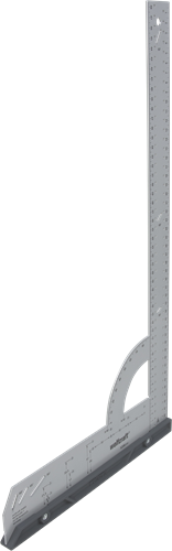 Wolfcraft - firkantet - 500mm - blokfirkant - skrivefirkant - metal - 5206000