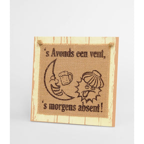 Paperdreams træskilt - aften