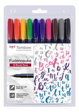 Tombow • fudenosuke børstepen hård spids 10 stk