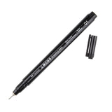 Tombow • fineliner mono tegnepen, stregbredde 01 (ca. 0,25 mm), sort