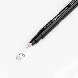 Tombow • fineliner mono tegnepen, stregbredde 03 (ca. 0,35 mm), sort