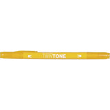 Tombow • twintone to-tip børstepen kromgul