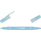 Tombow • twintone to-tip børstepen lyseblå
