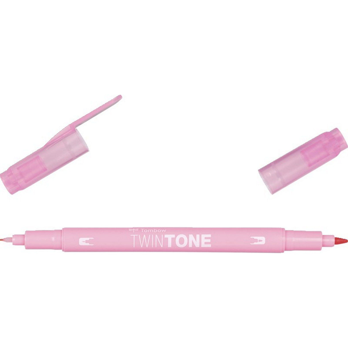 Tombow • twintone to-tip børstepen bleg rosa