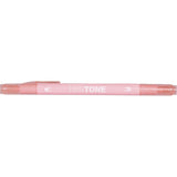 Tombow • twintone to-tip børstepen ferskenrosa