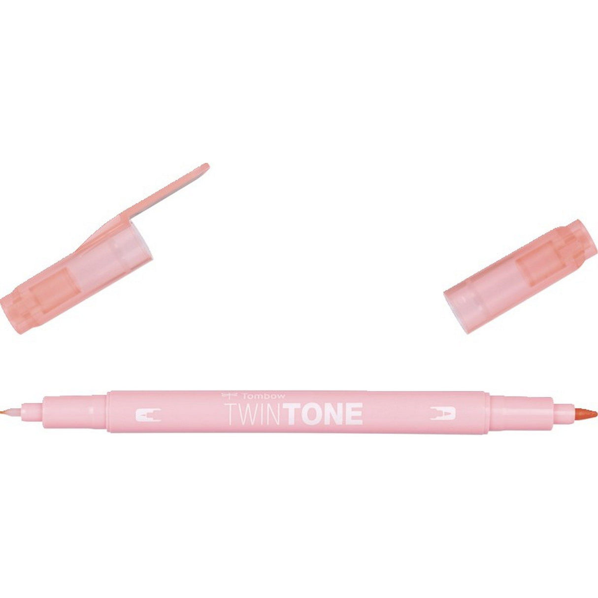 Tombow • twintone to-tip børstepen ferskenrosa
