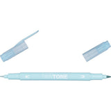 Tombow • twintone børstepen med to spidser aqua