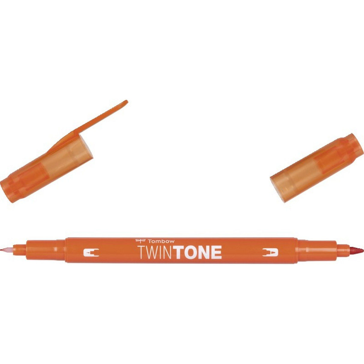 Tombow • twintone to-tip penselpen carred orange