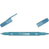 Tombow • twintone to-tip børstepen turkisblå